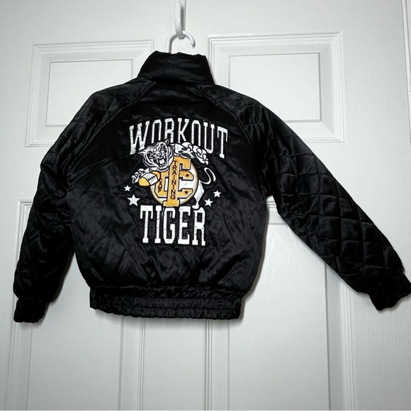 Dolce & Gabbana Baby Black Quilted Puffer Jacket Tiger Size 2 - Picture 2 of 15